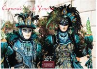 Venedig Casares Fine Art Edition Venedig Karneval Kalender 2027 - Wandkalender | Fotokalender Italien 24x35 cm