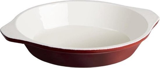 Vogue ronde gratineerschaal rood 400 ml