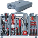 Hi-Spec 54-delige Rood Gereedschapset voor Thuis & Kantoor