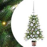 Sapin de Noël avec 150 LED avec support vert 65 cm PE
