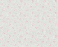 A.S. Création Kleine Bloemmetjes Behang | Engelse stijl - grijs roze wit