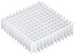 NeoLab 2-2886 rasterinzetstukken economy voor Kryoboxen 133 mm x 133 mm x 50 mm voor 8,0 mm diameter, raster