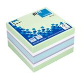 Info Notes Zelfklevende Notes Kubus Blauw/Groene Mix 75 x 75 mm (450 vel)