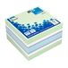 Info Notes Zelfklevende Notes Kubus Blauw/Groene Mix 75 x 75 mm (450 vel)