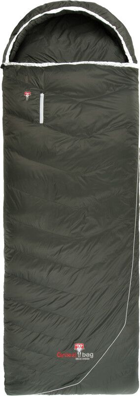Grüezi-Bag Biopod DownWool Summer Comfort - Slaapzak - grijs - Right Zipper - 2023