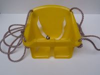 Hermic Baby schommelzitje in kunststof 32x32x26 cm pp-touw geel