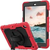 Casecentive Handstrap Pro Hardcase with handstrap iPad 2017 / 2018 rood