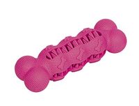 Nobby Massief rubber bot roze 17 cm Hondenspeelgoed