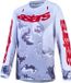 Alpinestars Fluid Lone Jeugd motocrosstrui Grijs/wit/rood S