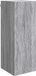 vidaXL Wandkast 33 x 34,5 x 90 cm Bewerkt hout Grijs Sonoma