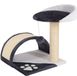 lionto Krabpaal kat compact, met krabboog & speelbal 43 cm grijs/wit