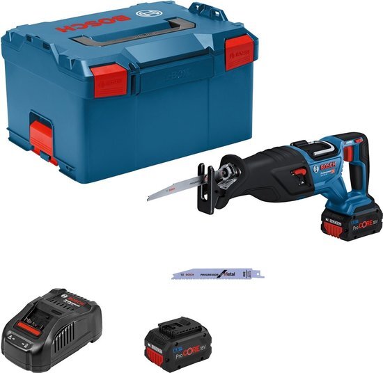 Bosch GSA 18V-28 Accu reciprozaag + 2x PC 5,5 Ah L-Boxx - 06016C0003