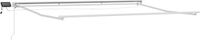 vidaXL - Manual - Awning - Frame - with - Solar - LED - 4 - x - 3 - m - Wit