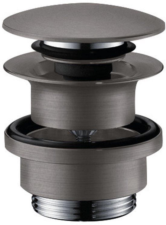 Hansgrohe Afvoerplug 1 1/4" Klikwaste - Geborsteld Black Chrome