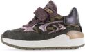 Shoesme suède sneakers - donkerbruin/donkerpaars