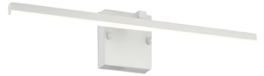 Reality Applique LED Lowell, noir, 9W, blanc neutre, 720lm, plastique, dimensions : 5,5x60x10cm, IP44