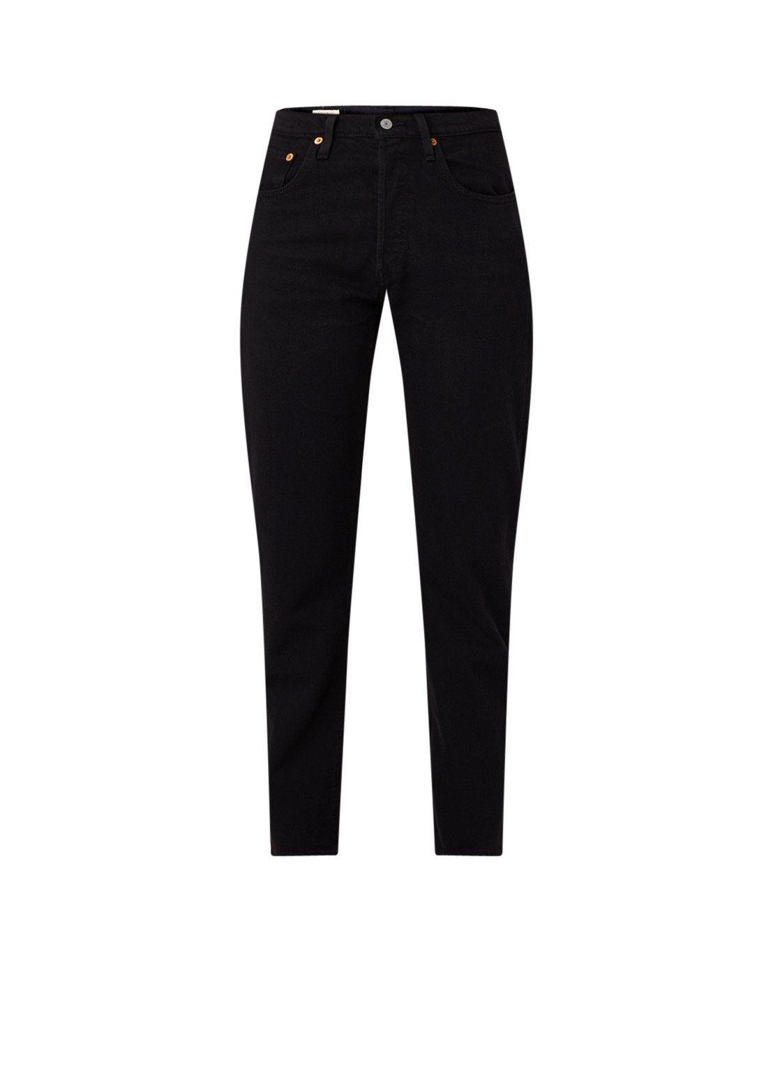 Levi's 501 high waist cropped straight fit jeans - 5400816480372