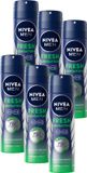 NIVEA MEN Fresh Sensation Anti-transpirant Spray - 6 x 150ml