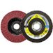 KLINGSPOR 322864 schuurmopplaat SMT 924, 115 x 22,23 mm, 10 stuks. Korrel: 80, gebogen