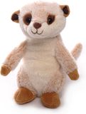 Inware Pluche Stokstaartje Knuffeldier - Beige - Staand - 20 cm