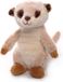 Inware Pluche Stokstaartje Knuffeldier - Beige - Staand - 20 cm