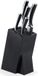 CS-Kochsysteme® Lychen Bloc de couteaux 6 pièces Noir