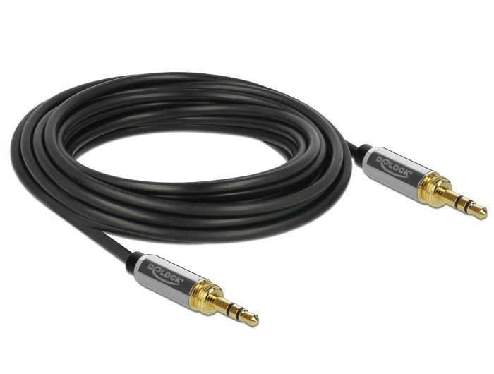 DeLOCK 85787 - Audio kabel - 3 m - Zwart, Grijs