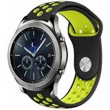 ShieldCase Samsung Gear S3 sport band (zwart/geel)