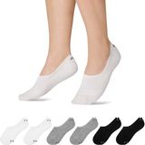 SNOCKS Enkelsokken - Sneakersokken Dames - Sneakersokken Heren - Footies Dames - Biologisch Katoen - Duurzaam Cadeau - 6 Stuks