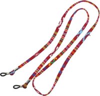 Fako Bijoux® Brillenkoord Inka - 70cm - Donkerrood
