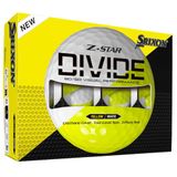 Srixon New Z-Star Divide 2025 golfballen, dozijn (geel/wit)