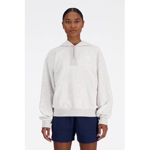 New Balance hoodie lichtgrijs melange