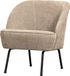 WOOOD Fauteuil Vogue 3D Chenille Zand