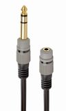 Gembird A-63M35F-0.2M audio kabel 0,2 m 6.35mm naar 3.5mm Zwart