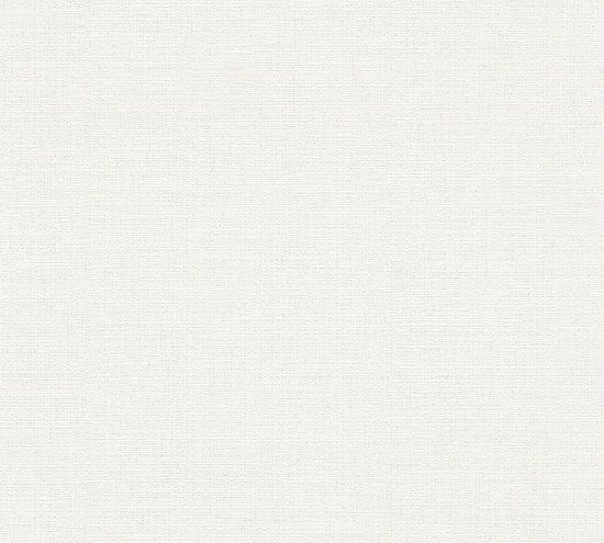A.S. Création Basic Uni - off-white - Vliesbehang