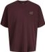 Jack & Jones T-shirt met logo op de achterkant, ronde hals, korte mouwen, 100% katoen, maat M, Fudge