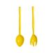 & klevering Boavista Salad Servers - Jaune - Porcelaine