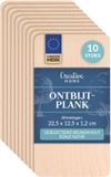 Creative Deco Creative Home 10 x Licht Houten Snijplank Geolied