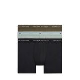 Tommy Hilfiger boxershorts microfiber 3-pack groen/zwart