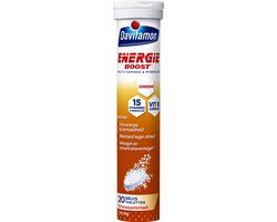 Davitamon Energie Boost Bruistabletten - Multivitaminen - 20 stuks