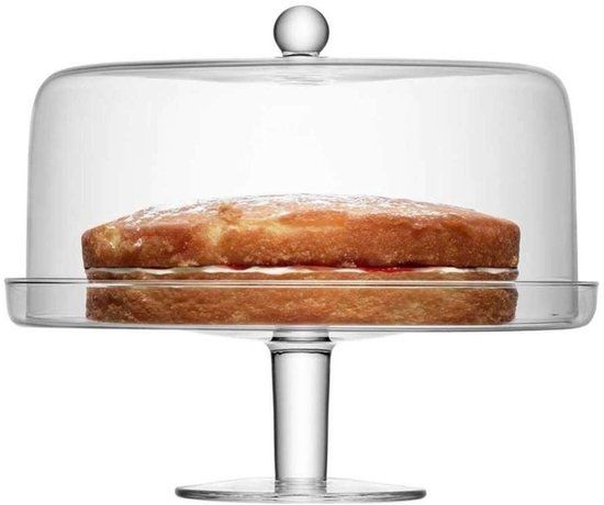 LSA International Klara Cake Standaard - Ø 33 cm - Glas