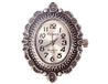 INNSPIRO Filigraan metalen klok met antiek zilver, 32 x 25 mm.