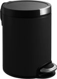 EKO Artistic Pedal Bin - 5L - Matte Black
