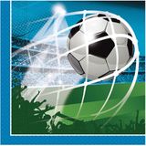 globos Procos 20 Voetbalfans Voetbalservetten 33 x 33 cm