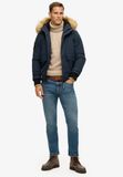 Superdry Everest pufferbomberjack met capuchon - Heren - Gewatteerde jassen