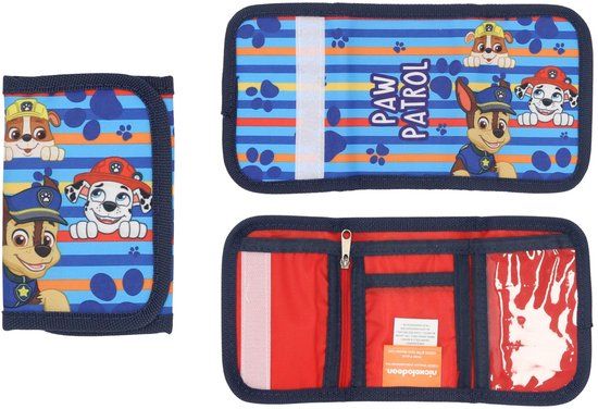 4KidsOnly Paw Patrol Portemonnee Klittenband Polyester Kinderen Multi Colour