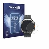 Savvies Screenprotector voor Samsung Galaxy Watch Ultra / Ultra 2 (47 mm) - Folie Beschermfolie transparant 6 Stuks