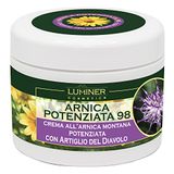 LUMINER Arnica voor paarden voor menselijk gebruik 500 ml, verbeterde Arnica Gel Forte 98, Arnica Forte Montana Cream en Strong Devil's Claw, natuurlijke formule met intense werking, gemaakt in Italië