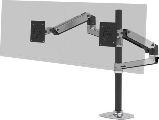 Ergotron LX Dual Stacking Arm Tall Pole 45-549-026 Aluminium