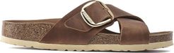 Birkenstock Siena Big Buckle Slippers - Dames - Cognac - Maat 36